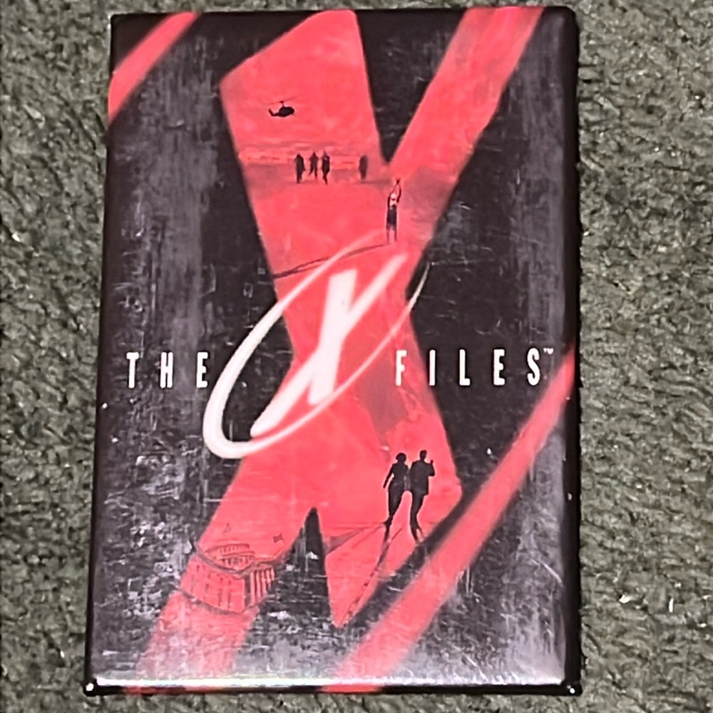 X-Files Movie (1998) promo button - good shape!